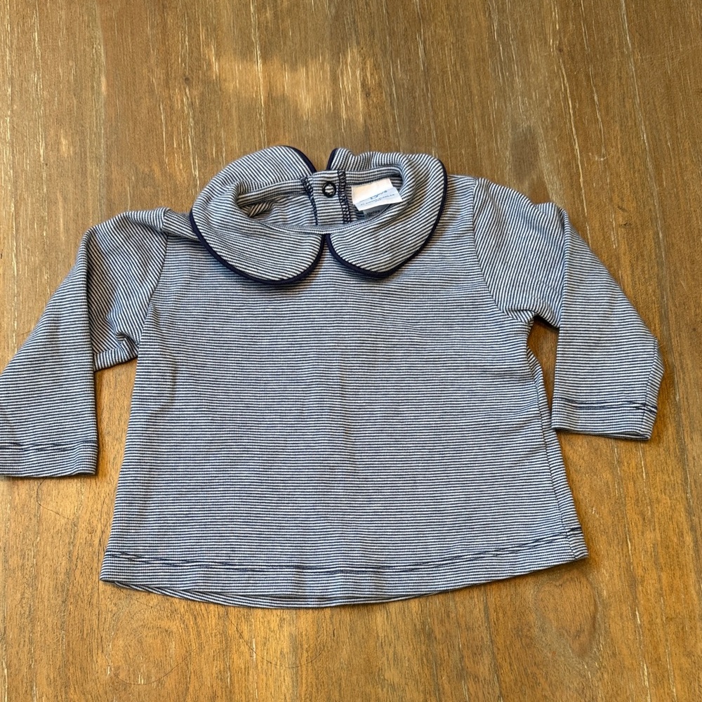 Bailey Boys Striped Navy Kids Shirt